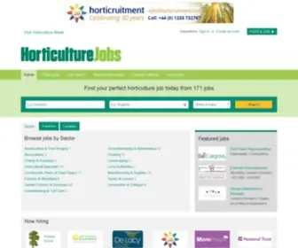 Horticulturejobs.co.uk(Horticulture Jobs) Screenshot