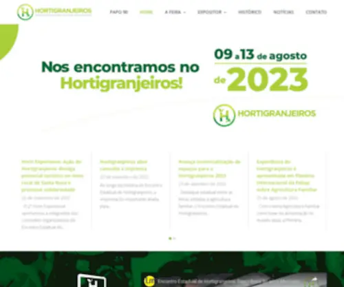 Hortigranjeiros.com.br(Encontro Estadual de Hortigranjeiros do Rio Grande do Sul) Screenshot