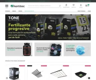 Hortitec.es(Distribuidor de productos de cultivo para growshop) Screenshot