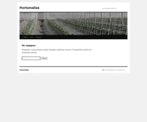 Hortomallas.ru(Страница не найдена) Screenshot