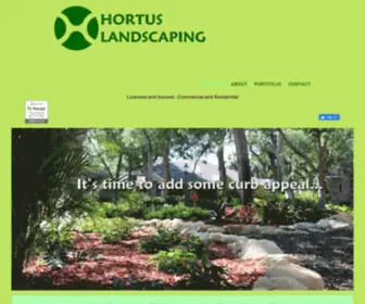 Hortus-Landscaping.com(Hortus Landscaping) Screenshot