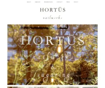 Hortusnailworks.com(Hortūs) Screenshot