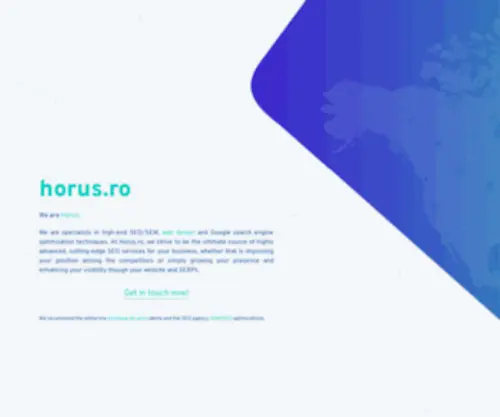 Horus.ro(/ The Horus Network) Screenshot