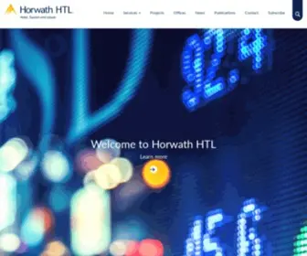 Horwathhtl.com(Hotel, Tourism & Leisure Consulting) Screenshot