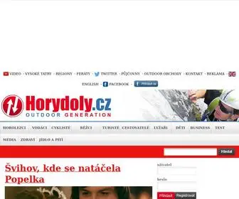 Horydoly.cz(Horolezci, turist) Screenshot