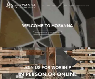 Hosannaforestlake.net(Hosanna Lutheran Church) Screenshot