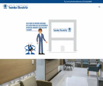 Hosb.com.br(Hospital Oftalmológico Santa Beatriz) Screenshot