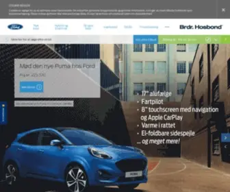 Hosbond.dk(Officiel Ford forhandler) Screenshot
