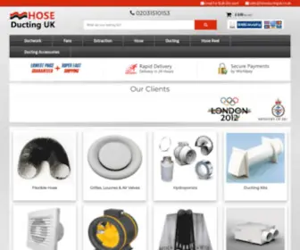 Hoseductinguk.co.uk(Ducting) Screenshot