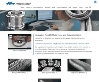 Hosemaster.com(Flexible metal hose and metal expansion joints) Screenshot