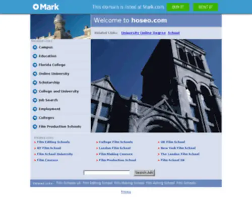 Hoseo.com(Florida college) Screenshot