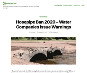 Hosepipeban.org.uk(Hosepipe Ban) Screenshot