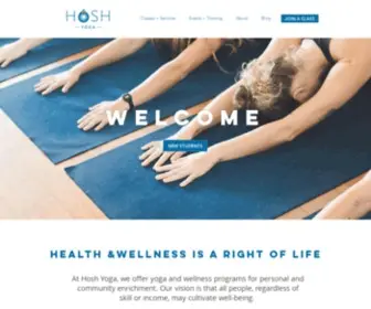 Hoshyoga.org(Hosh Yoga Brooklyn) Screenshot