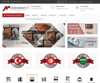 Hosinox.com(Hosinox for Stainless steel equipment) Screenshot