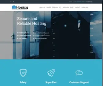 Hosixy.com(Reliable Hosting with Personal Touch) Screenshot
