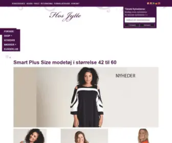 HosjYtte.dk(Tøj til Store Kvinder & Piger) Screenshot