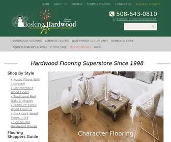 Hoskinghardwood.com(Discount Hardwood Flooring) Screenshot