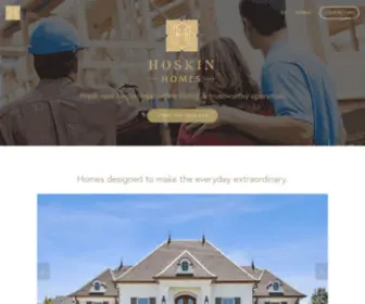 Hoskinhomes.com(Hoskin homes) Screenshot