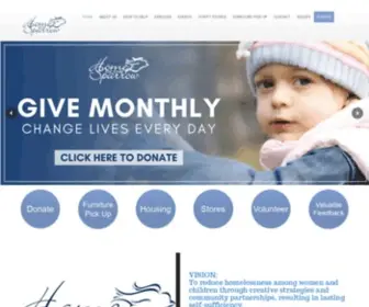 Hosparrow.org(Hope, Opportunity and Support that Empowers Women and Children) Screenshot