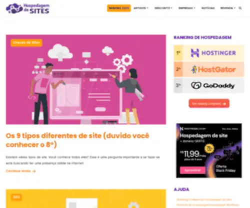 Hospedagemdesite.me(Dicas para contratar a melhor hospedagem de site) Screenshot
