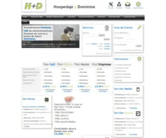 Hospedajeydominios.com(Hospedaje y Dominios) Screenshot