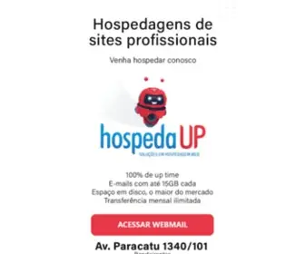 Hospedaup.com.br(Hospeda UP) Screenshot