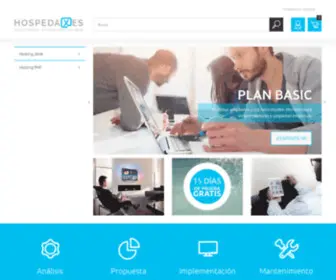 Hospedaxes.com(Diseño web Coruña) Screenshot