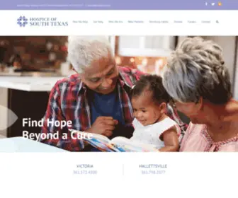 Hospice-Vic.org(Hospice of South Texas) Screenshot