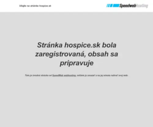 Hospice.sk(Hospice) Screenshot