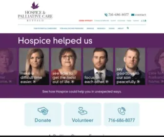 Hospicebuffalo.com(Hospice & Palliative Care Buffalo) Screenshot