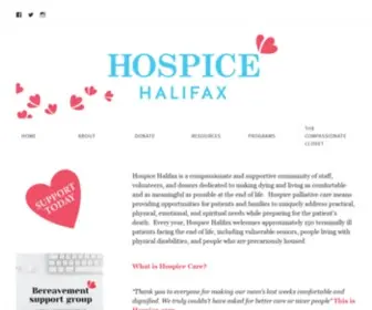 Hospicehalifax.ca(Hospice Halifax) Screenshot