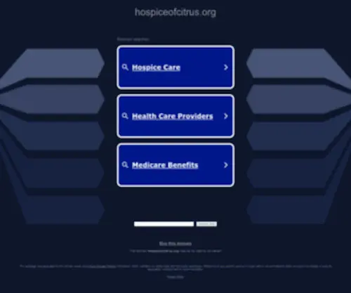 Hospiceofcitrus.org(Hospiceofcitrus) Screenshot