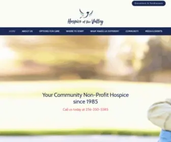 Hospiceofthevalley.net(Hospice Of The Valley Decatur Alabama End Of Life Care Home Care Elderly) Screenshot