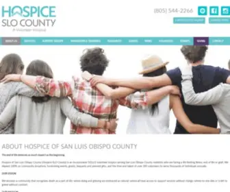 Hospiceslo.org(Hospice of San Luis Obispo County) Screenshot