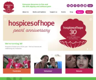 Hospicesofhope.co.uk(Hospices of Hope) Screenshot