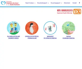 HospicJumtischnera.org(Krakowskie Hospicjum dla Dzieci im) Screenshot