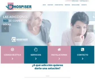 Hospiser.com.mx(Centro Especializado en Adicciones) Screenshot