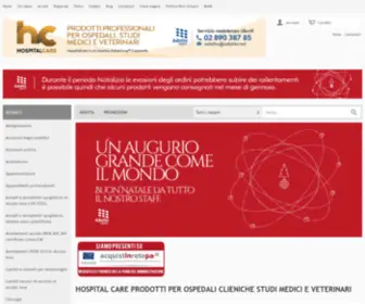 Hospitalcare.it(Hospital Care prodotti per ospedali e veterinari) Screenshot