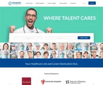 Hospitalcareers.com(Hospital Jobs & Healthcare Jobs) Screenshot