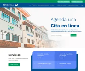 Hospitalclinicasanagustin.com(Clínica) Screenshot