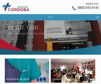 Hospitalcordoba.com.ar(Hospital Córdoba) Screenshot