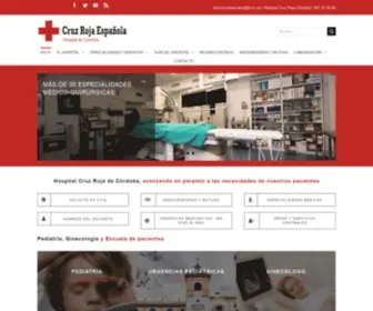 Hospitalcruzrojacordoba.es(Hospital Cruz Roja Córdoba) Screenshot