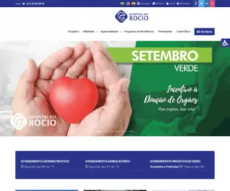 Hospitaldorocio.com.br(Hospital do Rocio) Screenshot