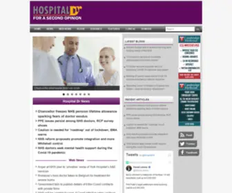 Hospitaldr.co.uk(News, blogs, guidance for NHS doctors) Screenshot