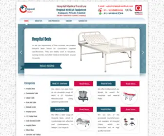 Hospitalfurniture.co(Hospital Medical Furniture in India) Screenshot