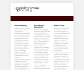 Hospitalityformulaconsulting.com(A Kansas City SEO and Website Design Company) Screenshot