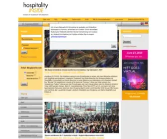 Hospitalityinside.com(HospitalityInside Hotelmanagement) Screenshot