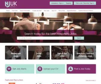 Hospitalityjobsuk.com(Hospitality Jobs UK) Screenshot