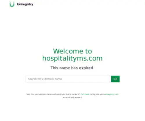 Hospitalityms.com(Hospitality Management Solutions) Screenshot