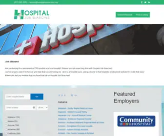 Hospitaljobsearches.com(Hospital Directory) Screenshot